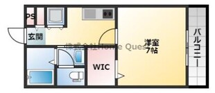 セジュールオッツ八戸ノ里の物件間取画像